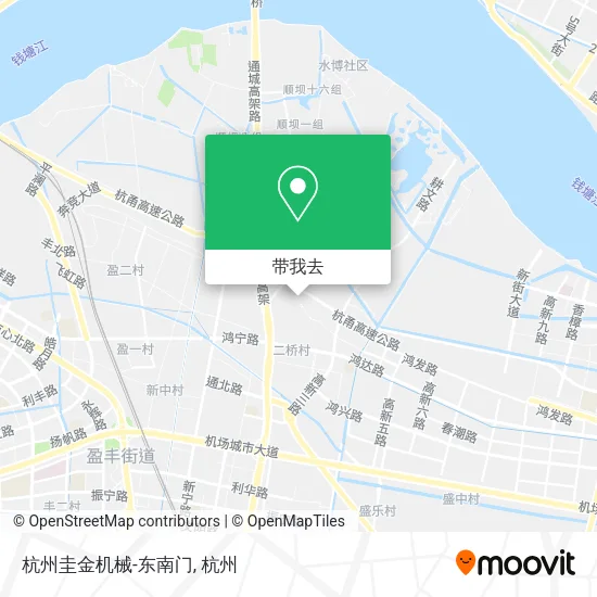 杭州圭金机械-东南门地图