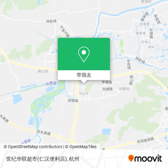 世纪华联超市(仁汉便利店)地图