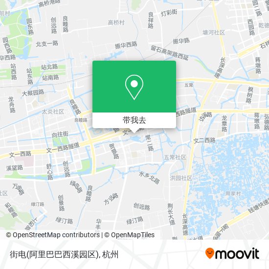 街电(阿里巴巴西溪园区)地图