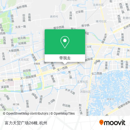 富力天贸广场26幢地图