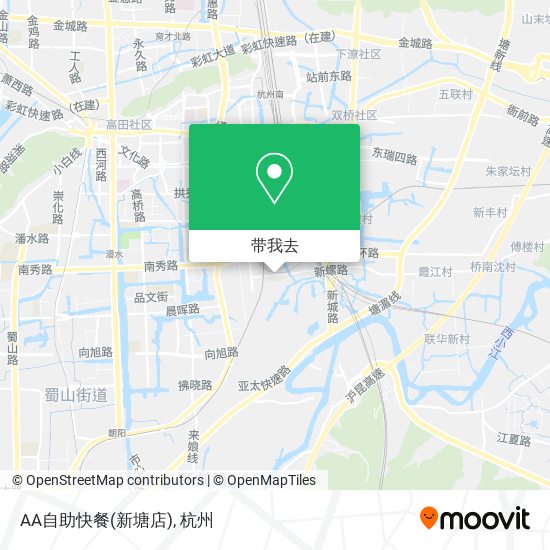 AA自助快餐(新塘店)地图