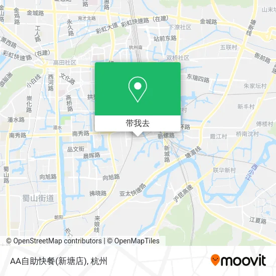AA自助快餐(新塘店)地图