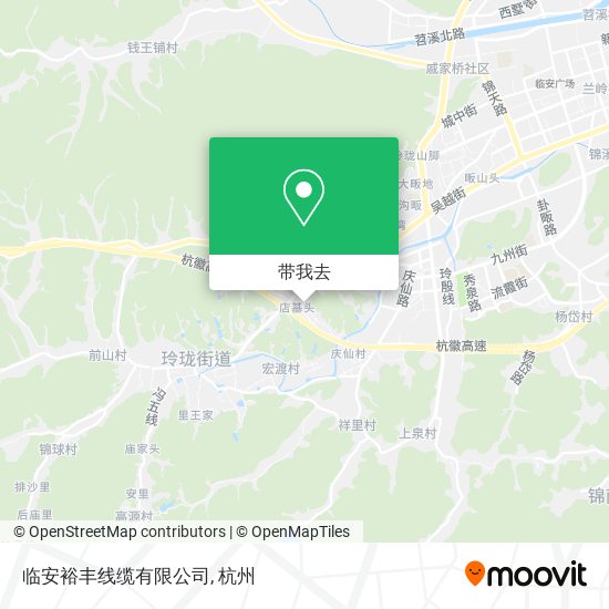 临安裕丰线缆有限公司地图
