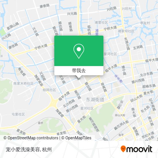 宠小爱洗澡美容地图