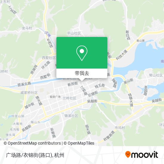 广场路/衣锦街(路口)地图