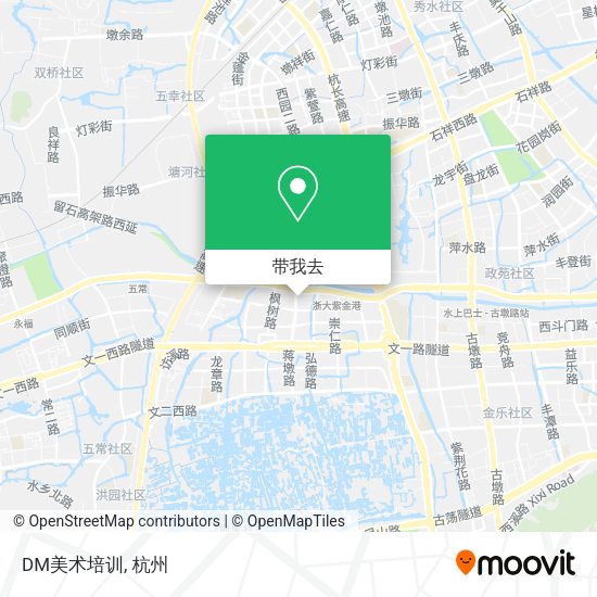DM美术培训地图
