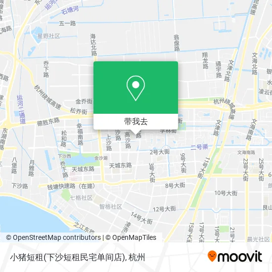 小猪短租(下沙短租民宅单间店)地图
