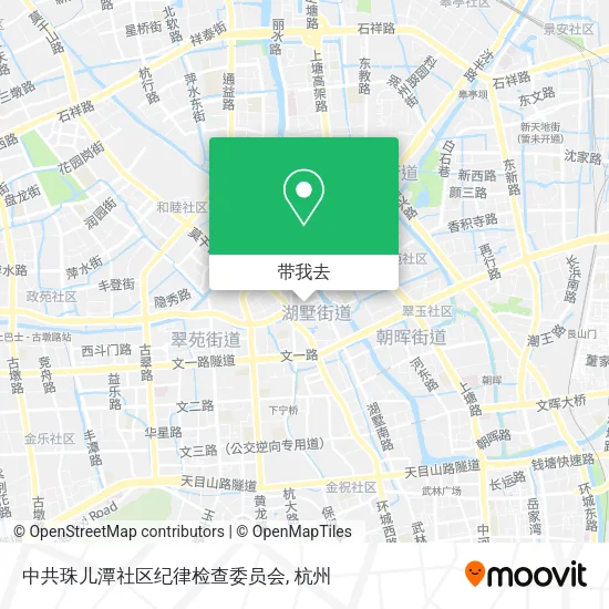 中共珠儿潭社区纪律检查委员会地图
