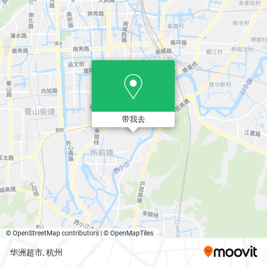 华洲超市地图