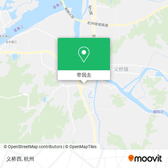 义桥西地图