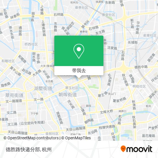 德胜路快递分部地图