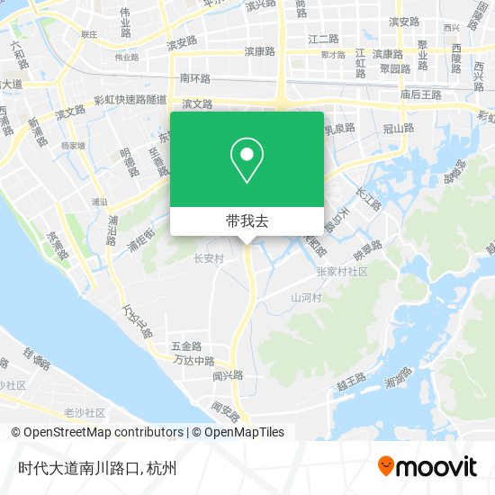时代大道南川路口地图