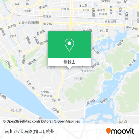 南川路/天马路(路口)地图