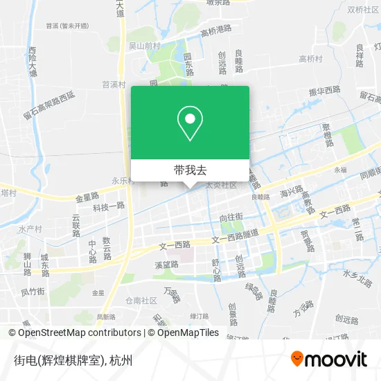 街电(辉煌棋牌室)地图