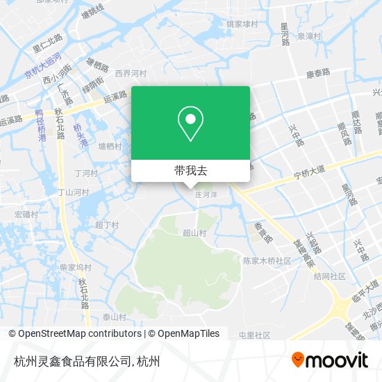 杭州灵鑫食品有限公司地图