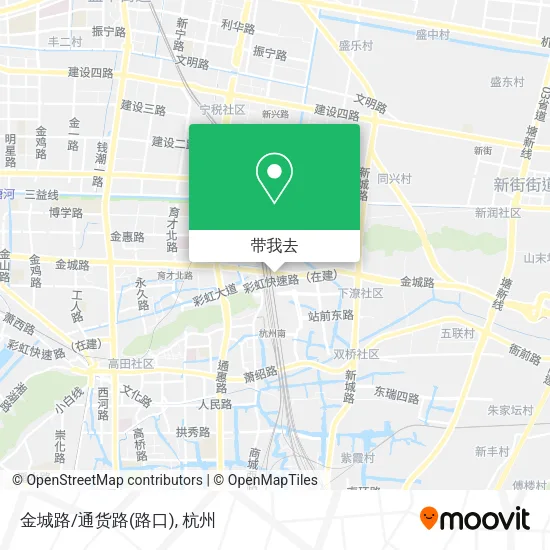 金城路/通货路(路口)地图