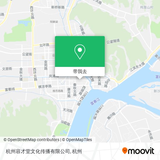杭州容才堂文化传播有限公司地图