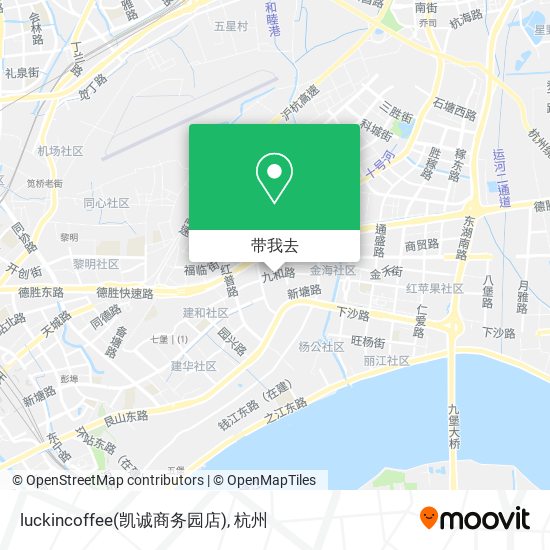 luckincoffee(凯诚商务园店)地图