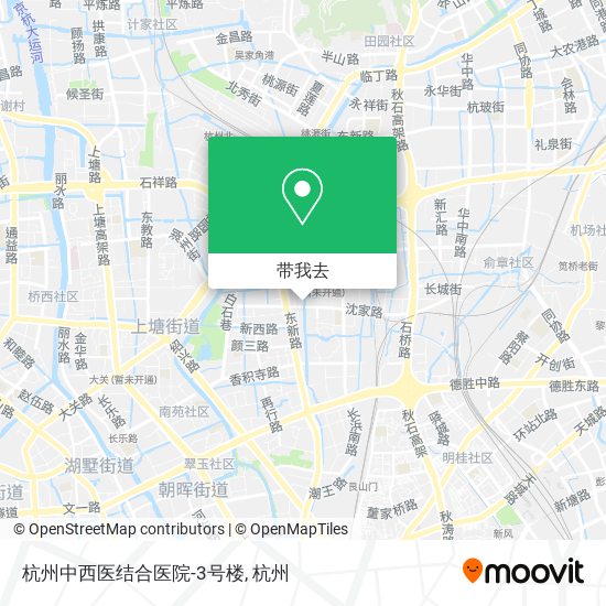 杭州中西医结合医院-3号楼地图