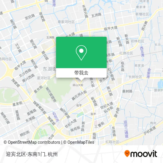 迎宾北区-东南1门地图
