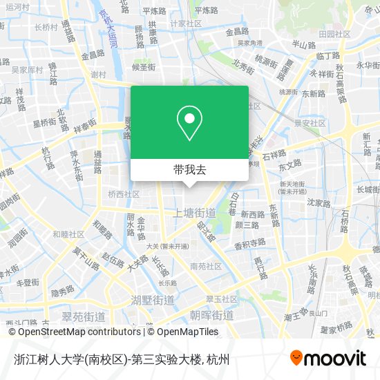 浙江树人大学(南校区)-第三实验大楼地图