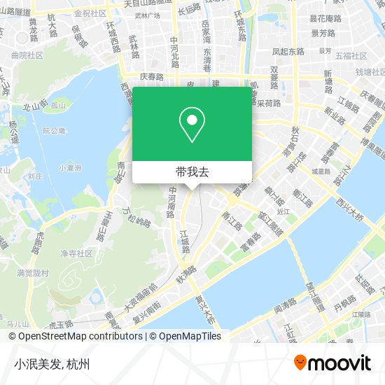 小泯美发地图
