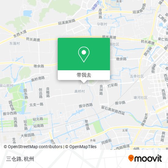 三仓路地图