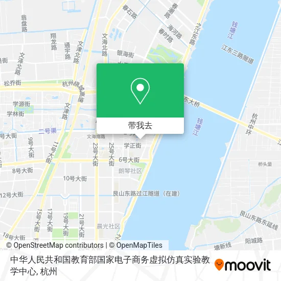 中华人民共和国教育部国家电子商务虚拟仿真实验教学中心地图