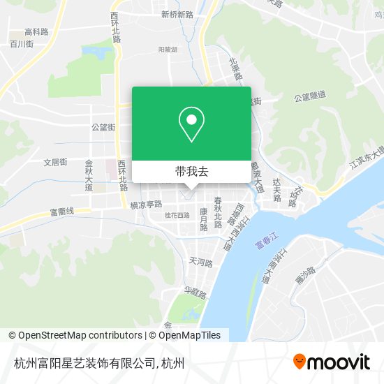 杭州富阳星艺装饰有限公司地图