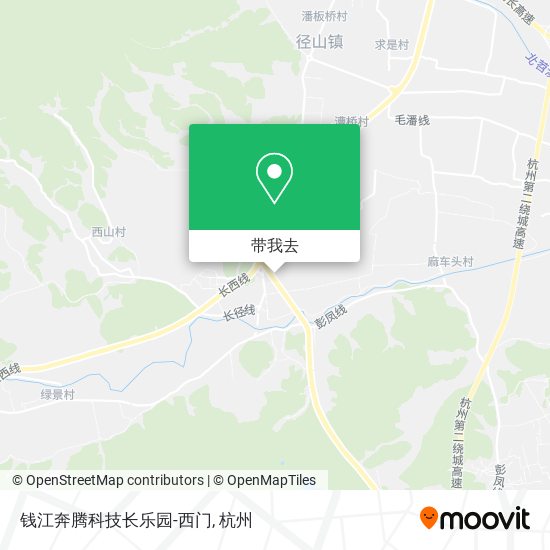 钱江奔腾科技长乐园-西门地图