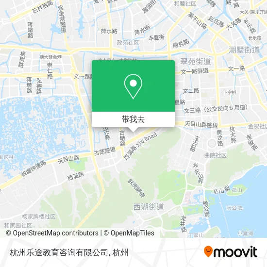 杭州乐途教育咨询有限公司地图