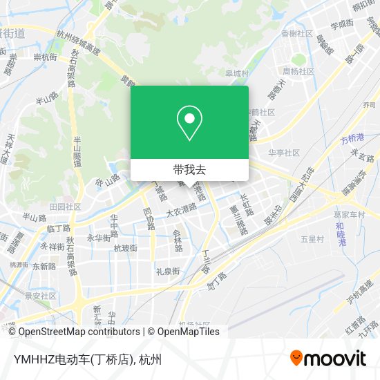 YMHHZ电动车(丁桥店)地图