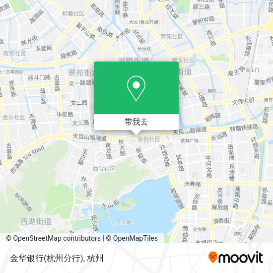 金华银行(杭州分行)地图