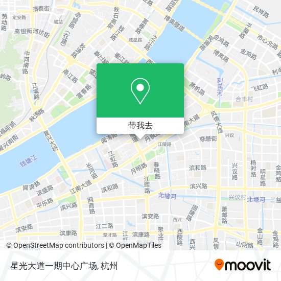 星光大道一期中心广场地图