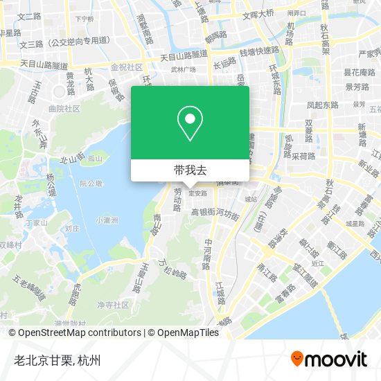 老北京甘栗地图