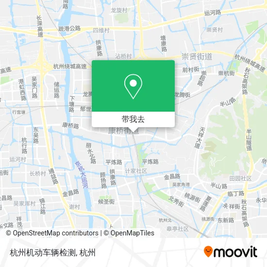 杭州机动车辆检测地图