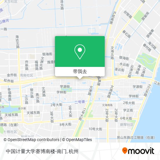 中国计量大学赛博南楼-南门地图
