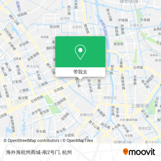 海外海杭州商城-南2号门地图