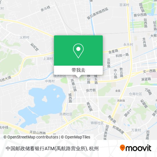 中国邮政储蓄银行ATM(禹航路营业所)地图