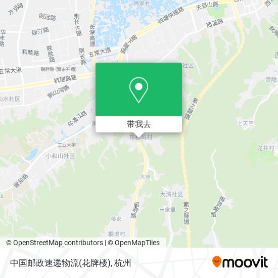 中国邮政速递物流(花牌楼)地图