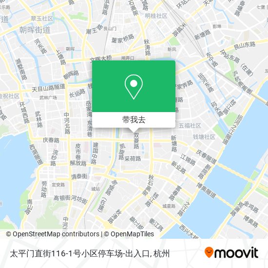 太平门直街116-1号小区停车场-出入口地图