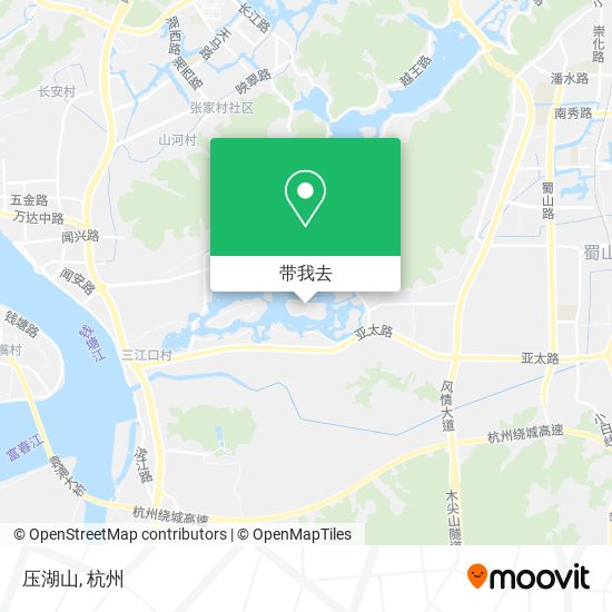 压湖山地图