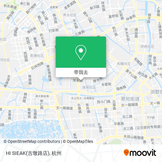 HI SIEAK(古墩路店)地图