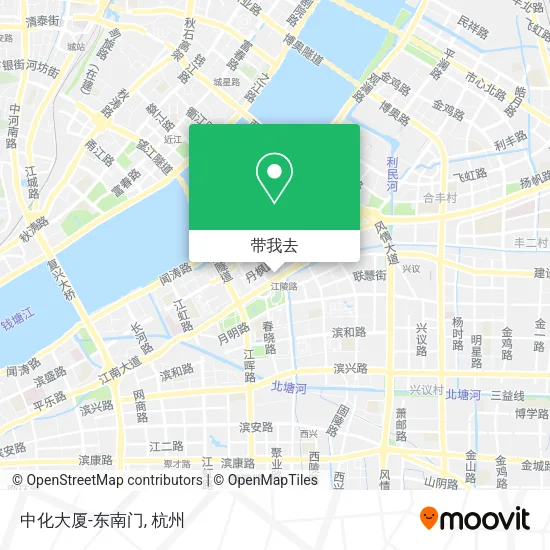 中化大厦-东南门地图