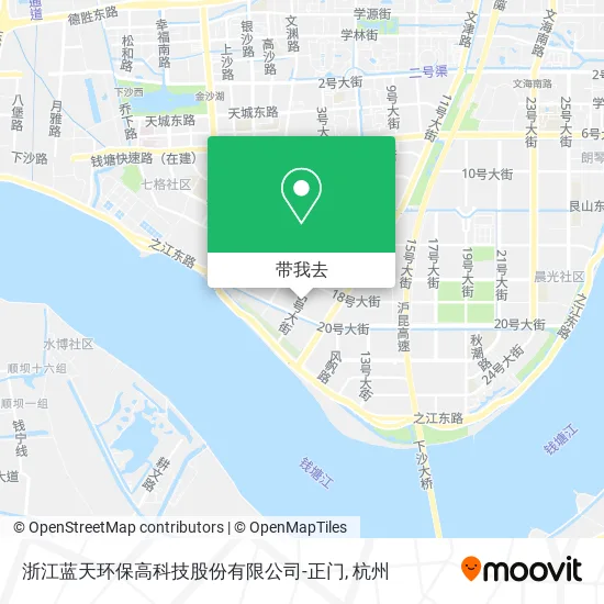 浙江蓝天环保高科技股份有限公司-正门地图