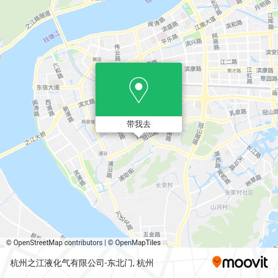 杭州之江液化气有限公司-东北门地图