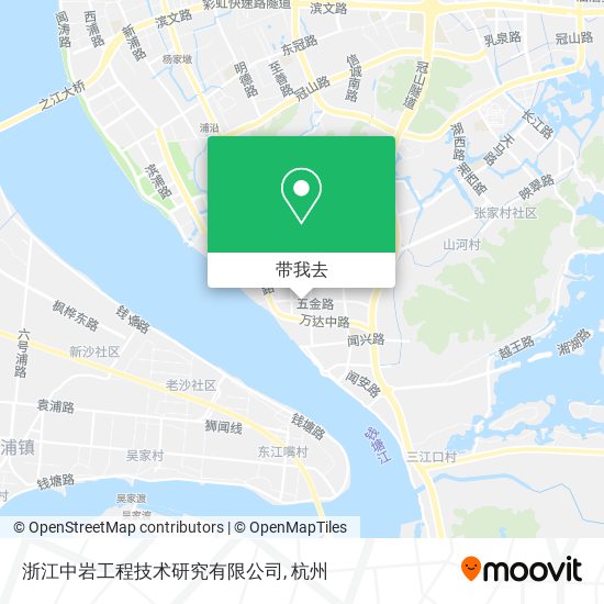 浙江中岩工程技术研究有限公司地图