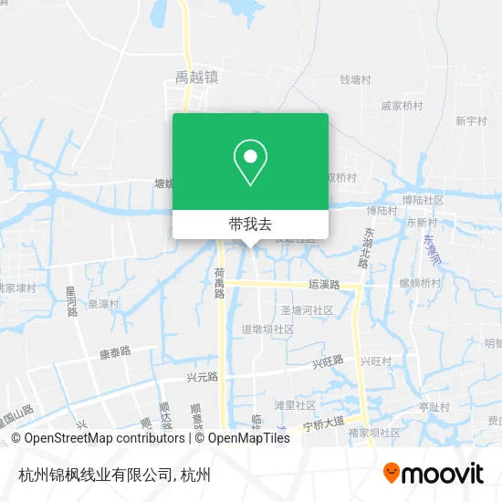 杭州锦枫线业有限公司地图