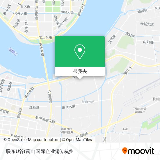 联东U谷(萧山国际企业港)地图