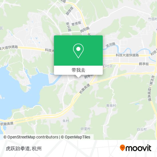 虎跃跆拳道地图